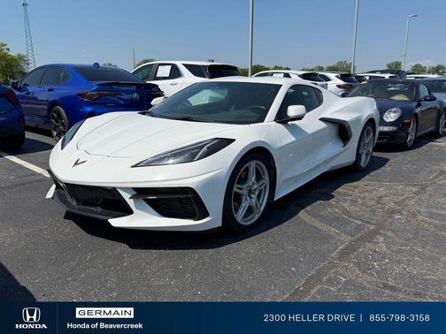 Arctic White 2021 Chevrolet Corvette Stingray w/1LT