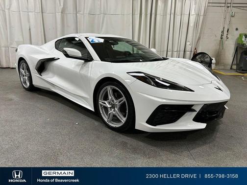 Arctic White 2021 Chevrolet Corvette Stingray w/1LT