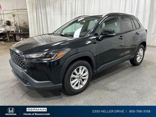 Jet Black 2022 Toyota Corolla Cross LE