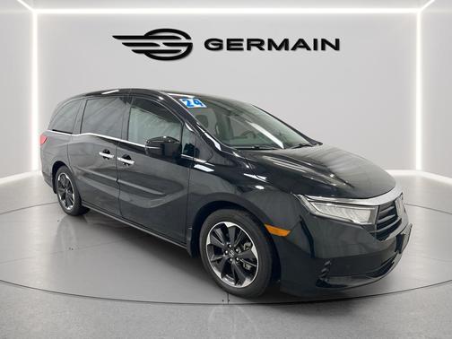 Crystal Black Pearl 2024 Honda Odyssey Elite