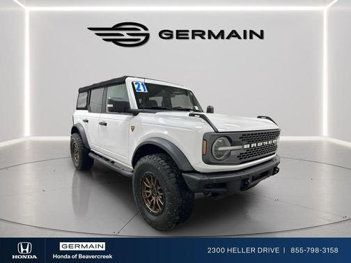 Oxford White 2021 Ford Bronco Badlands