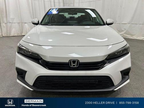 Platinum White Pearl 2023 Honda Civic EX