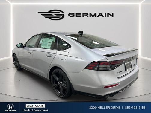 Solar Silver Metallic 2026 Honda Accord Hybrid Sport-L