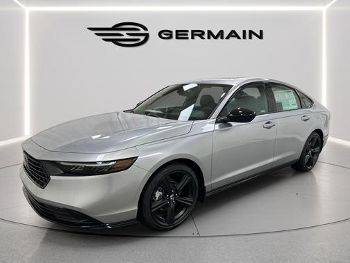 Solar Silver Metallic 2026 Honda Accord Hybrid Sport-L