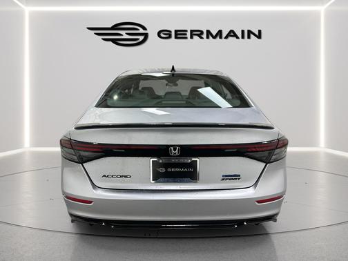 Solar Silver Metallic 2026 Honda Accord Hybrid Sport-L