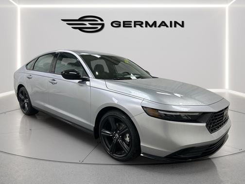 Solar Silver Metallic 2026 Honda Accord Hybrid Sport-L