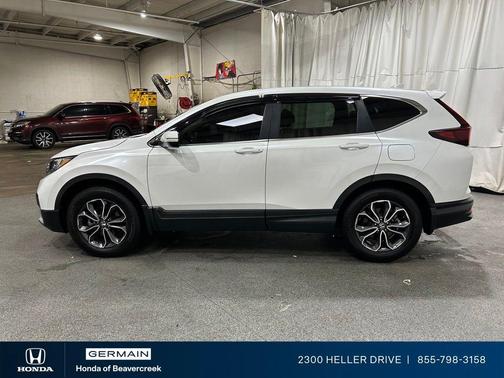 Platinum White Pearl 2022 Honda CR-V EX