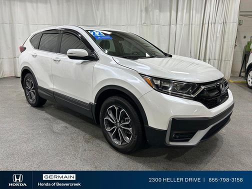 Platinum White Pearl 2022 Honda CR-V EX
