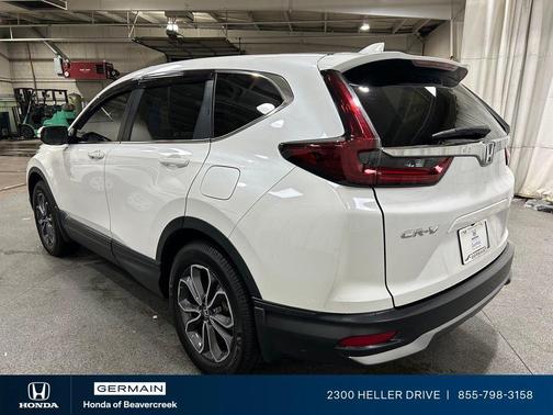 Platinum White Pearl 2022 Honda CR-V EX