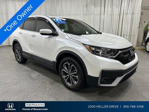 Platinum White Pearl 2022 Honda CR-V EX