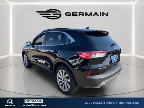 Black Metallic 2022 Ford Escape Titanium
