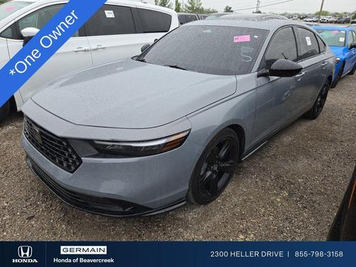 Gray 2025 Honda Accord Hybrid Sport-L