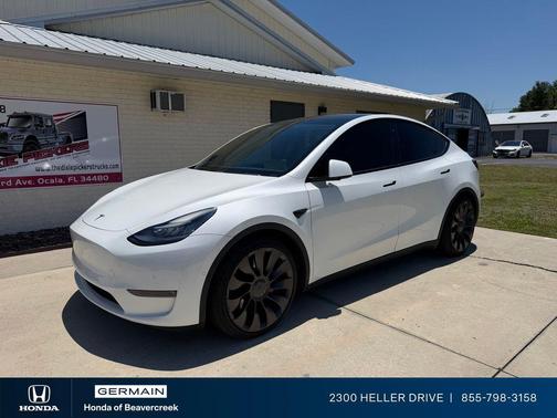 White 2020 Tesla Model Y Performance