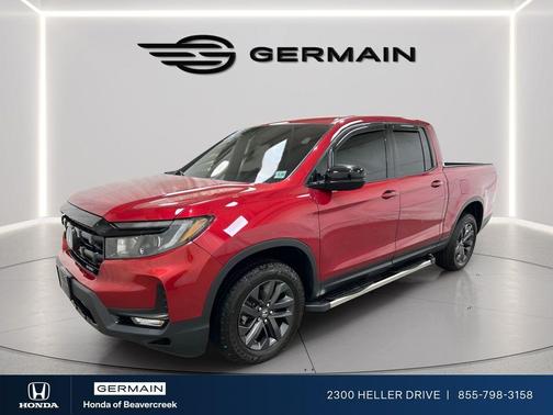 Radiant Red Metallic II 2025 Honda Ridgeline Sport