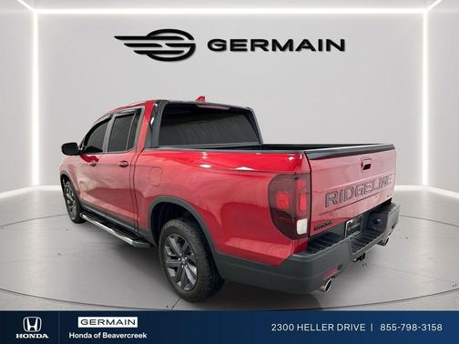 Radiant Red Metallic II 2025 Honda Ridgeline Sport