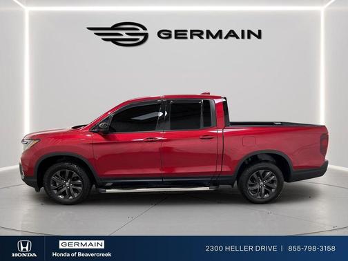 Radiant Red Metallic II 2025 Honda Ridgeline Sport