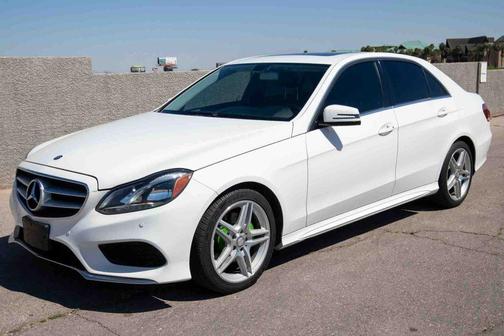 White 2014 Mercedes-Benz E-Class E 350 Sedan 4D
