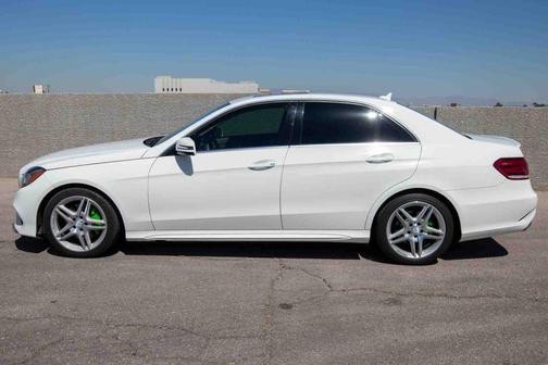 White 2014 Mercedes-Benz E-Class E 350 Sedan 4D