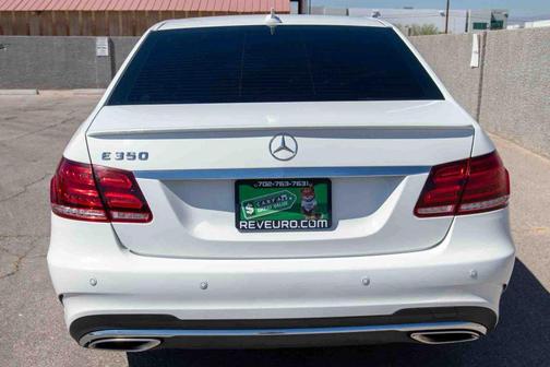 White 2014 Mercedes-Benz E-Class E 350 Sedan 4D