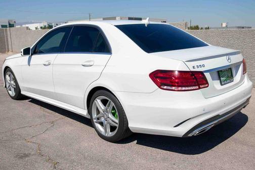 White 2014 Mercedes-Benz E-Class E 350 Sedan 4D
