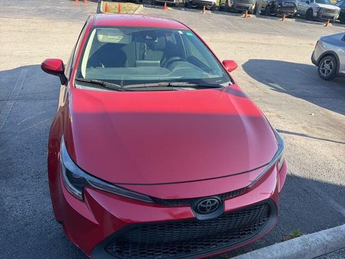 Red 2021 Toyota Corolla LE
