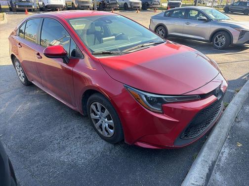 Red 2021 Toyota Corolla LE