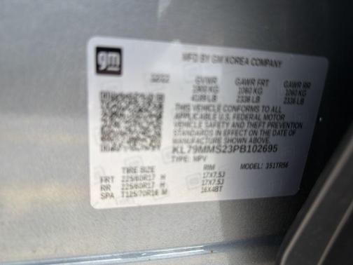 Sterling Gray Metallic 2023 Chevrolet Trailblazer LS