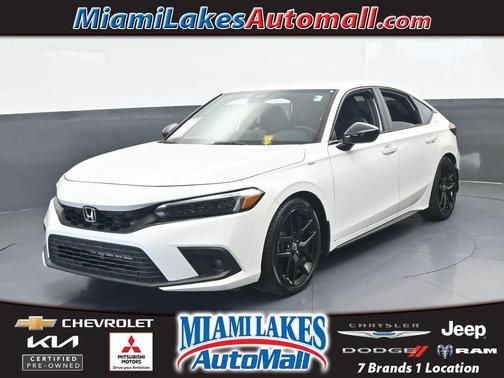 White 2023 Honda Civic Sport