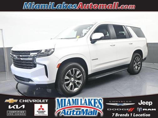 Iridescent Pearl Tricoat 2022 Chevrolet Tahoe LT