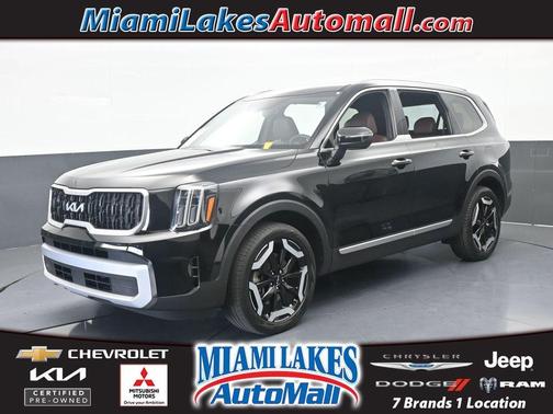 Ebony Black 2024 Kia Telluride EX