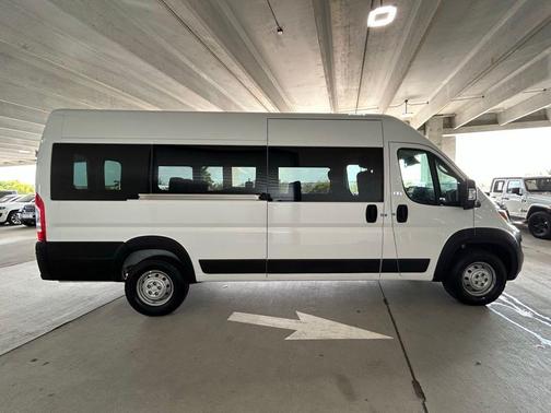 Bright White Clearcoat 2023 RAM ProMaster 3500 Window Van High Roof