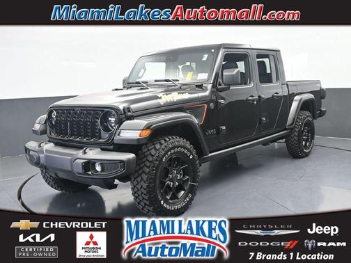 Black Clearcoat 2024 Jeep Gladiator Sport