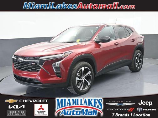 Crimson Metallic 2024 Chevrolet Trax 1RS