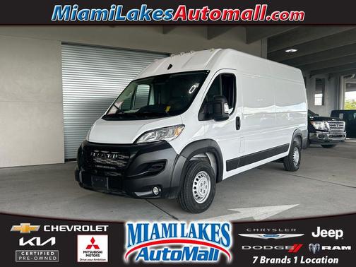 Bright White Clearcoat 2025 RAM ProMaster 2500 High Roof