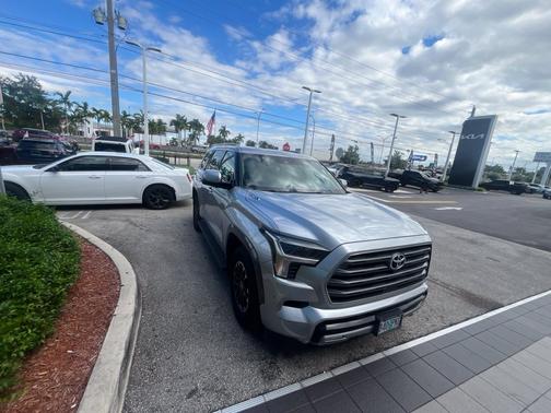 Silver 2023 Toyota Sequoia TRD Pro