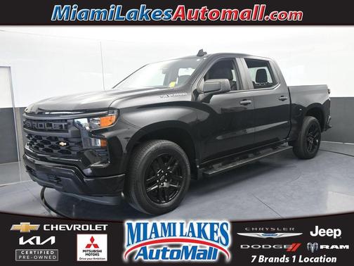 Black 2024 Chevrolet Silverado 1500 Custom