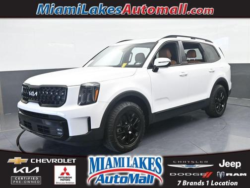 Glacial White Pearl 2024 Kia Telluride SX X-Pro