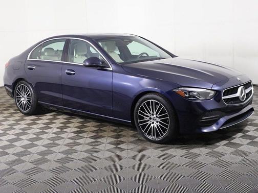 Blue 2023 Mercedes-Benz C-Class C 300 4MATIC