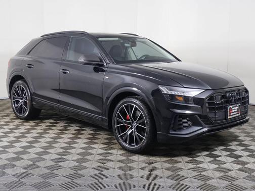 Mythos Black Metallic 2023 Audi Q8 55 Prestige