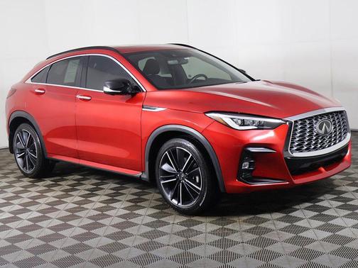 Dynamic Sunstone Red 2023 INFINITI QX55 SENSORY