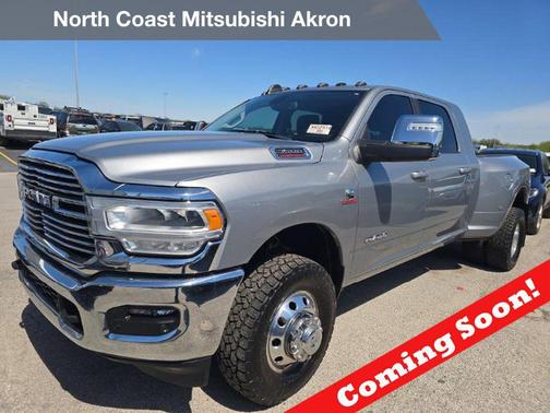 Billet Silver Metallic Clearcoat 2024 RAM 3500 Laramie Mega Cab 4x4 6'4' Box