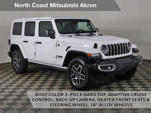 Bright White Clearcoat 2025 Jeep Wrangler 4-Door Sahara 4x4