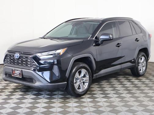 Midnight Black Metallic 2023 Toyota RAV4 Hybrid LE