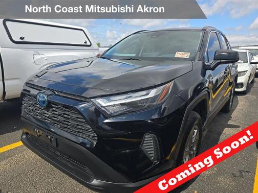 Midnight Black Metallic 2023 Toyota RAV4 Hybrid LE
