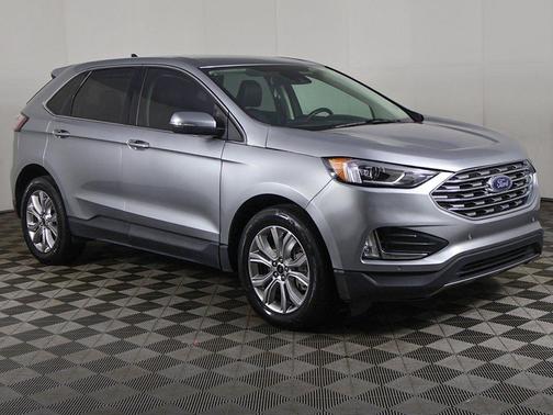 Silver Metallic 2024 Ford Edge Titanium