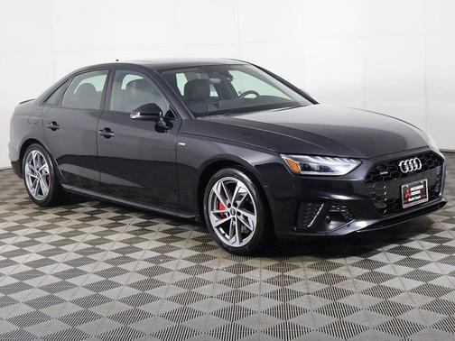 Mythos Black Metallic 2023 Audi A4 45 S line Premium Plus