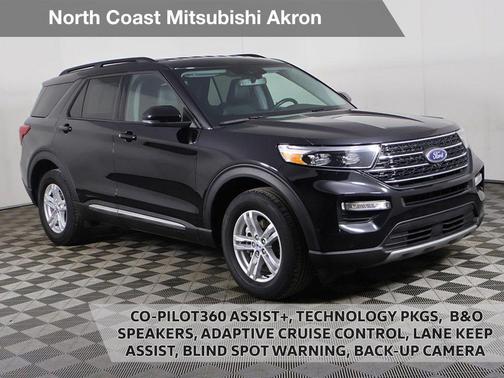 Agate Black Metallic 2023 Ford Explorer XLT