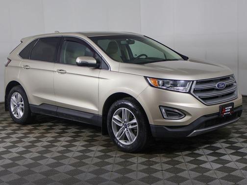 White Gold 2018 Ford Edge SEL