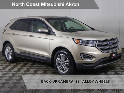 White Gold 2018 Ford Edge SEL
