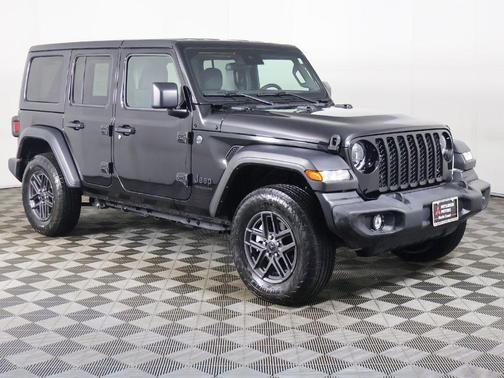 Black 2024 Jeep Wrangler Sport S